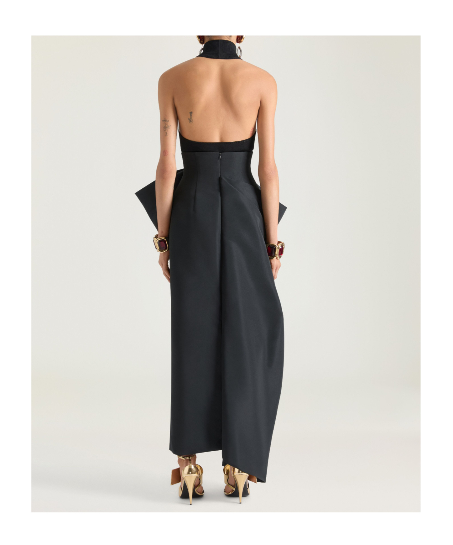 Givenchy Halterneck Open-back Jersey Top In Black