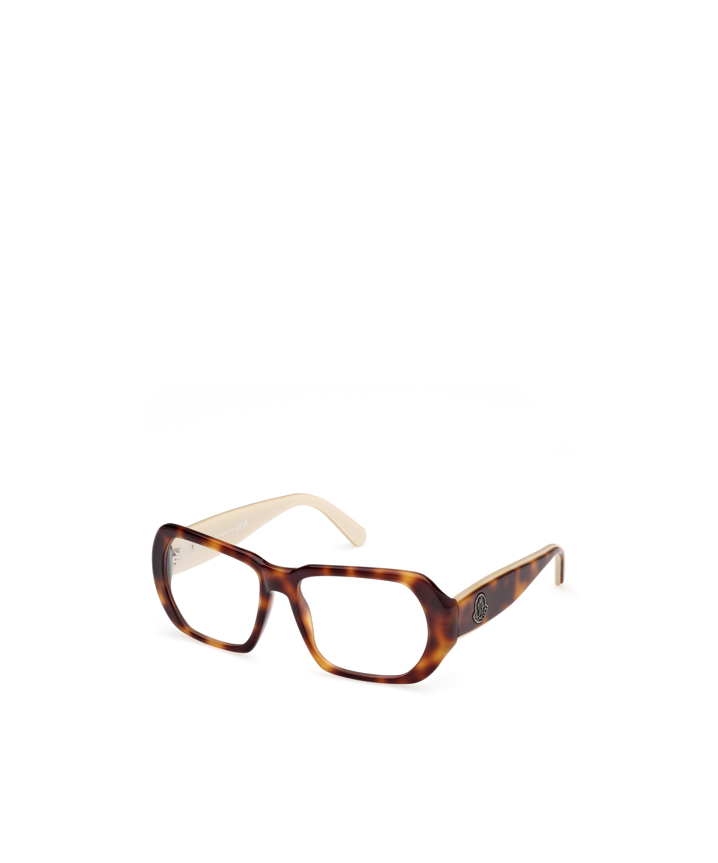 Moncler Logo Flat Mirror In Brown