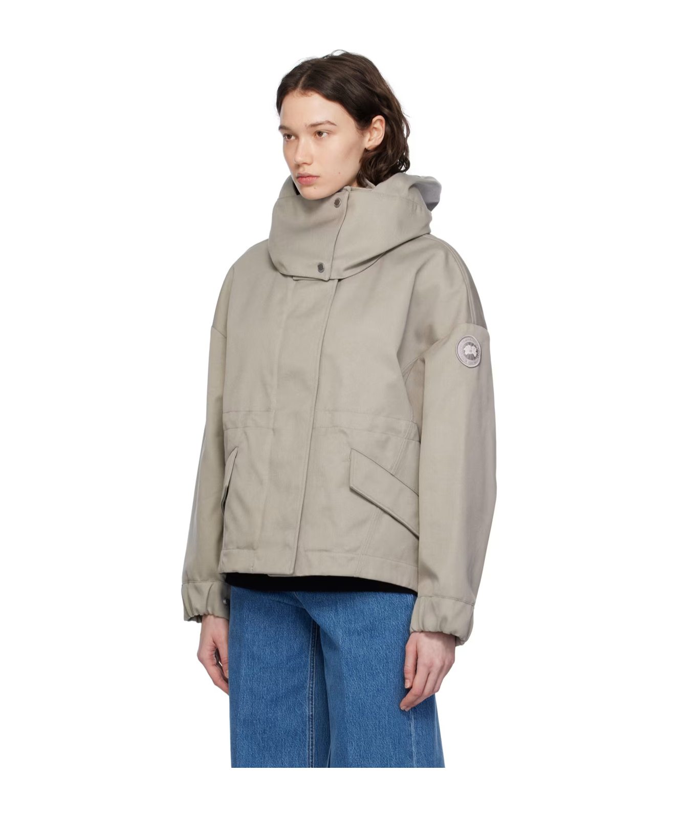 CANADA GOOSE OLIVINE ZIPPER CASUAL JACKET
