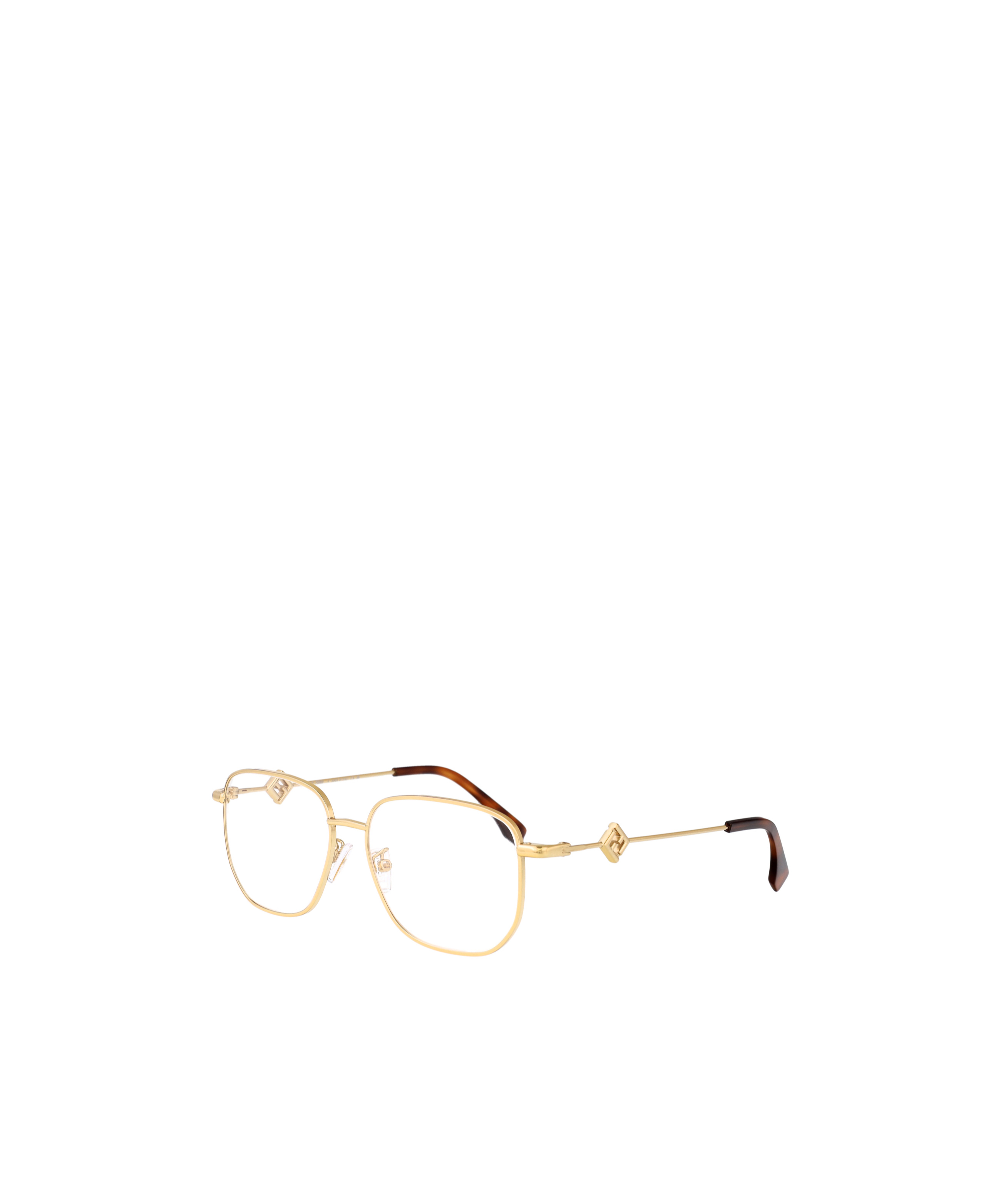Fendi Geometric Flat Mirror In Nude