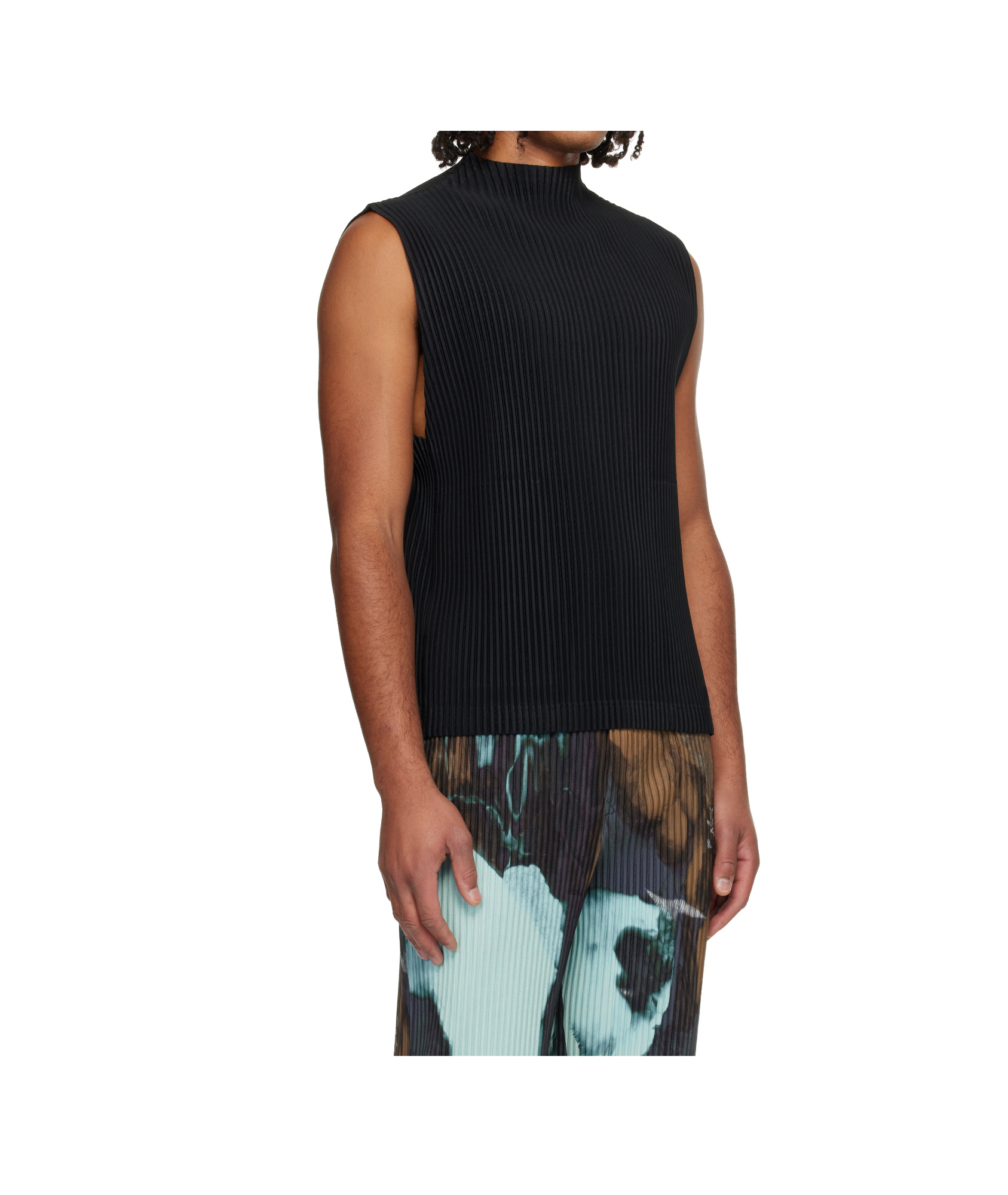 Issey Miyake Black Monthly Color July Tank Top In Black