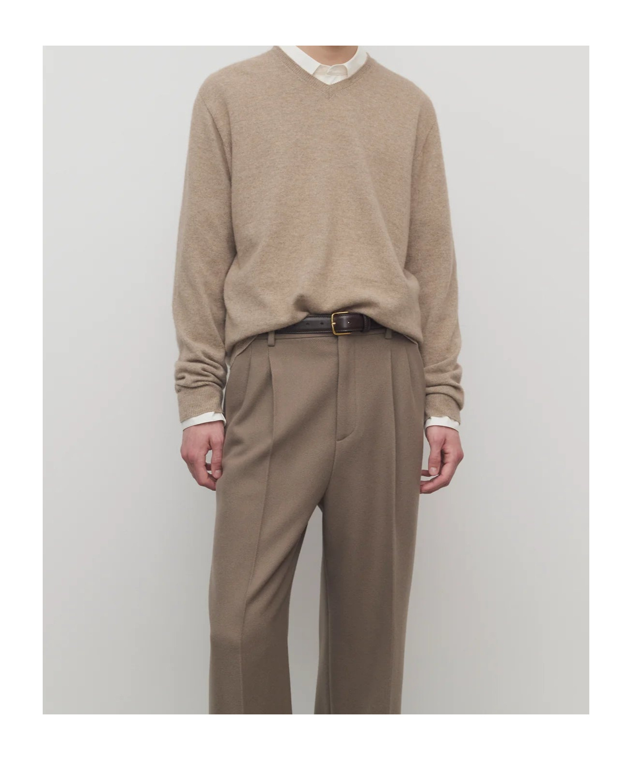 The Row Long-sleeved T-shirt In Brown