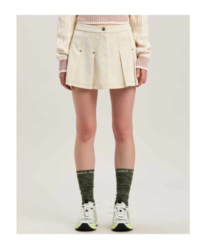 Palm Angels Skirts In White