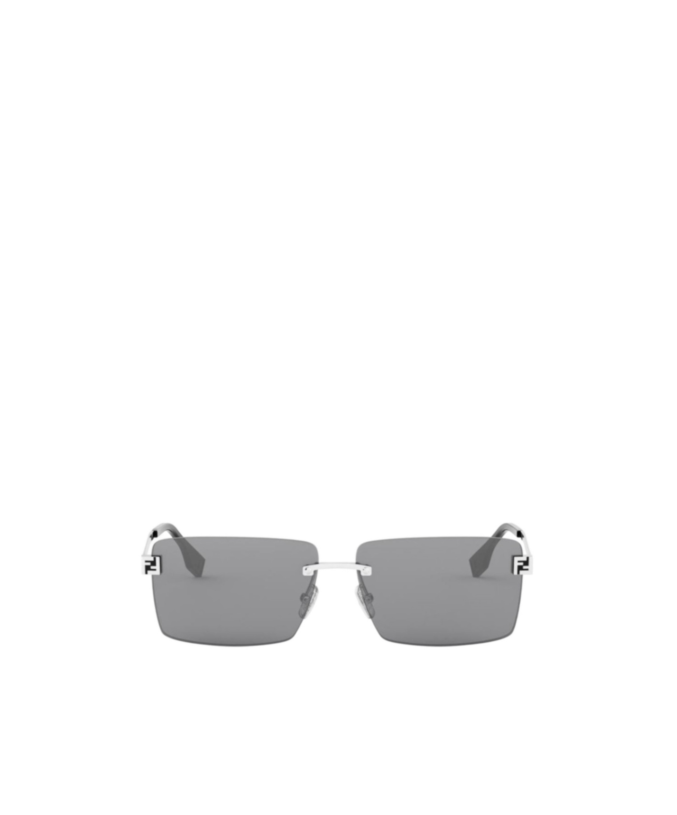 Fendi Geometric Sunglasses In Gray