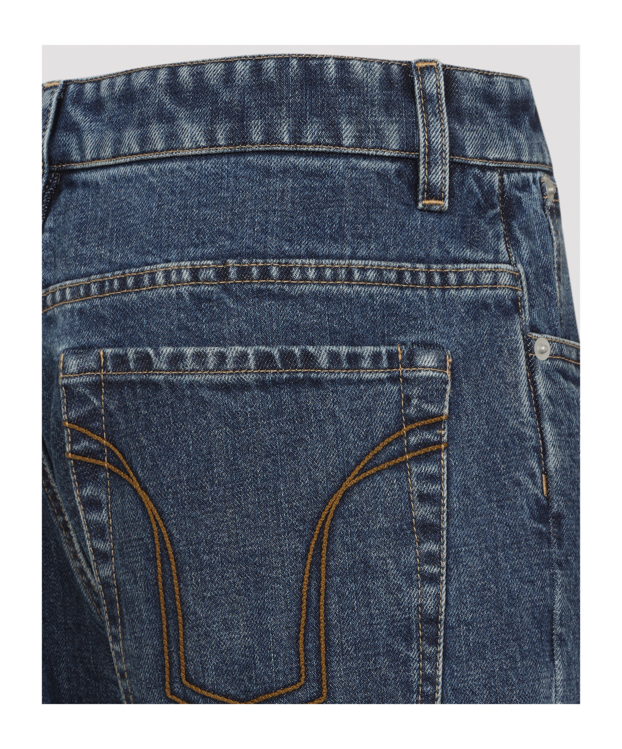 Jil Sander Indigo Blue Cotton 114 Treated Trousers In Blue