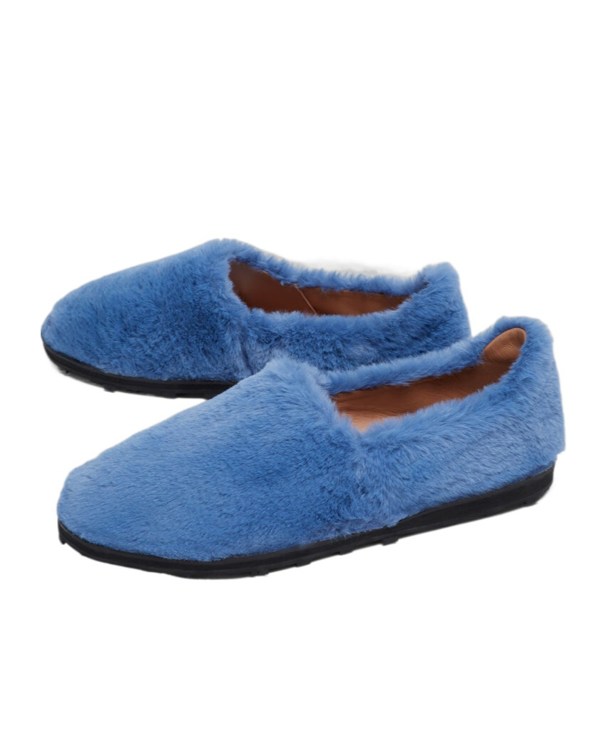 Marni Push On Loafers In Blue
