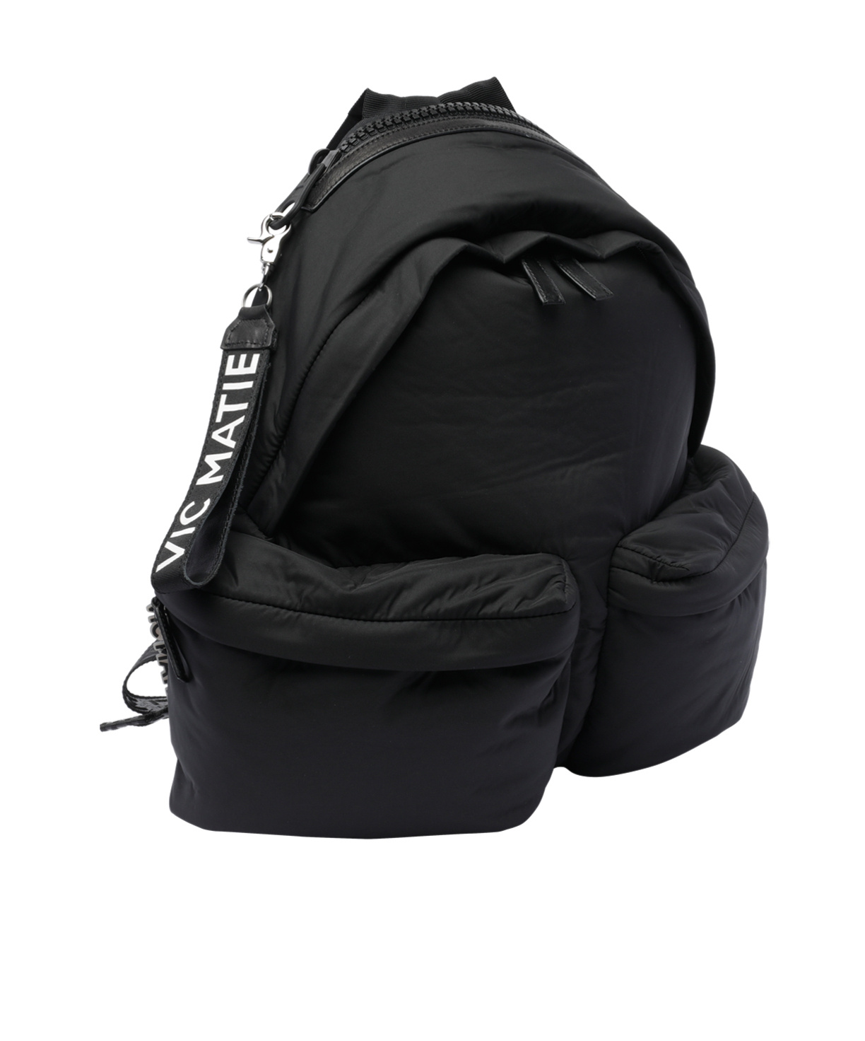 Vic Matie Zippered Backpack In Black