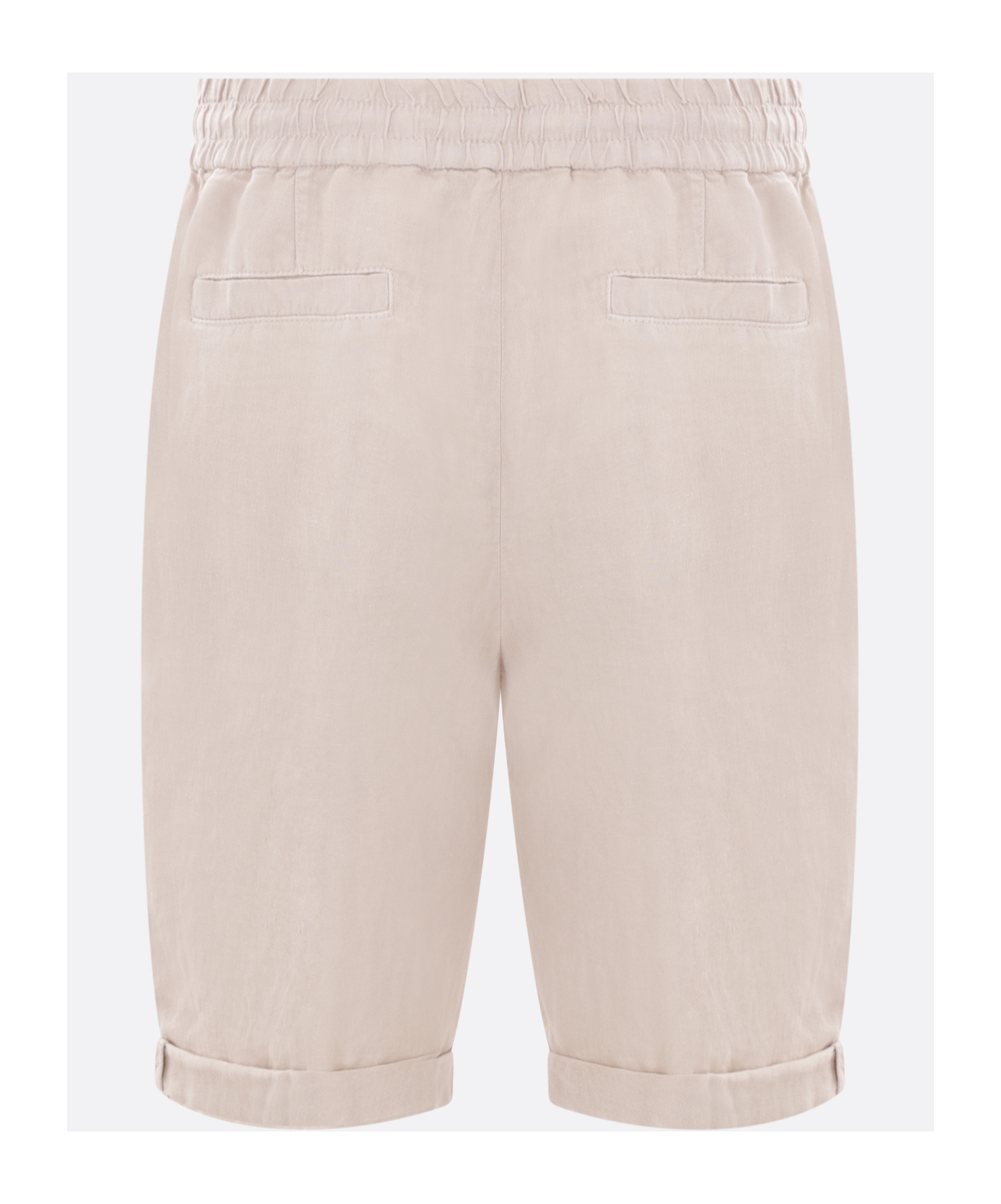 Brunello Cucinelli Drawstring-waistband Knee-length Bermuda Shorts In Nude