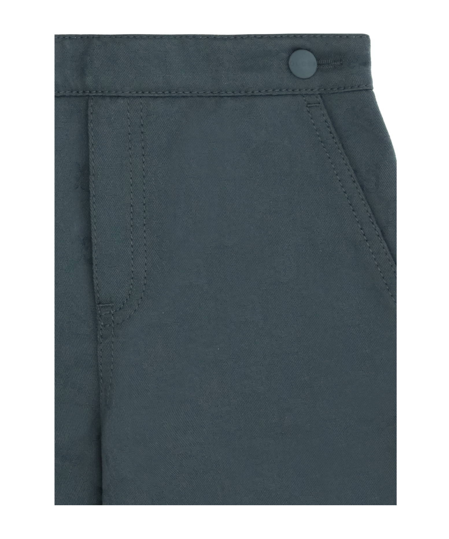 Gucci Kids Classic Gg Supreme Pattern Pants In Gray