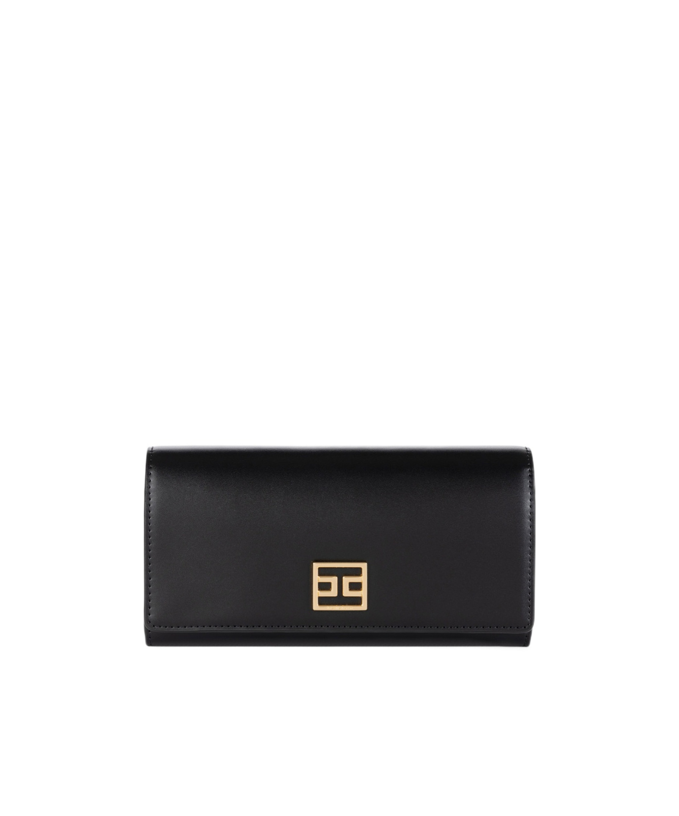 Shop Elisabetta Franchi Large Logo Wallet In Black