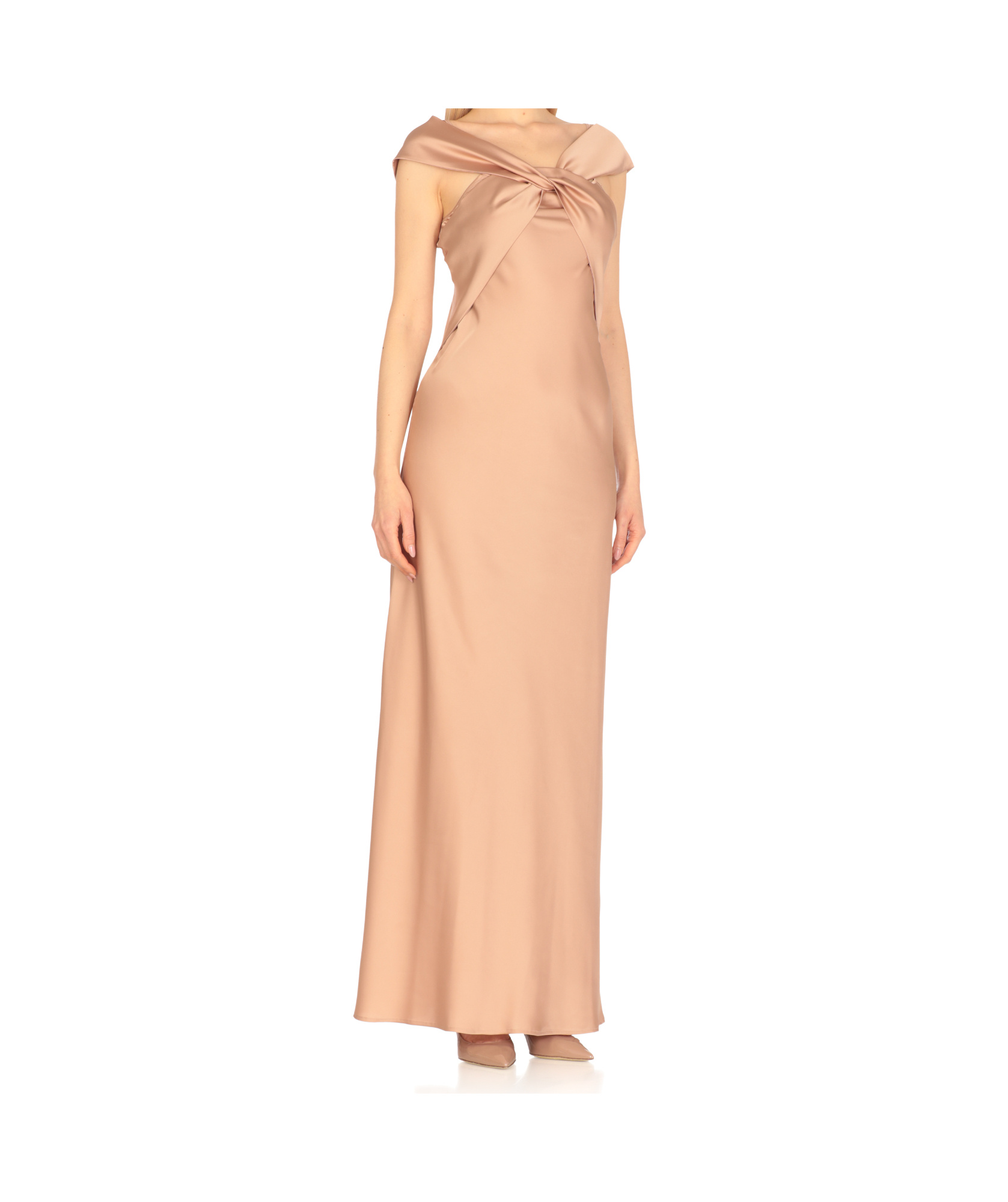D Exterior D.exterior Knotted Maxi Dress In Multi