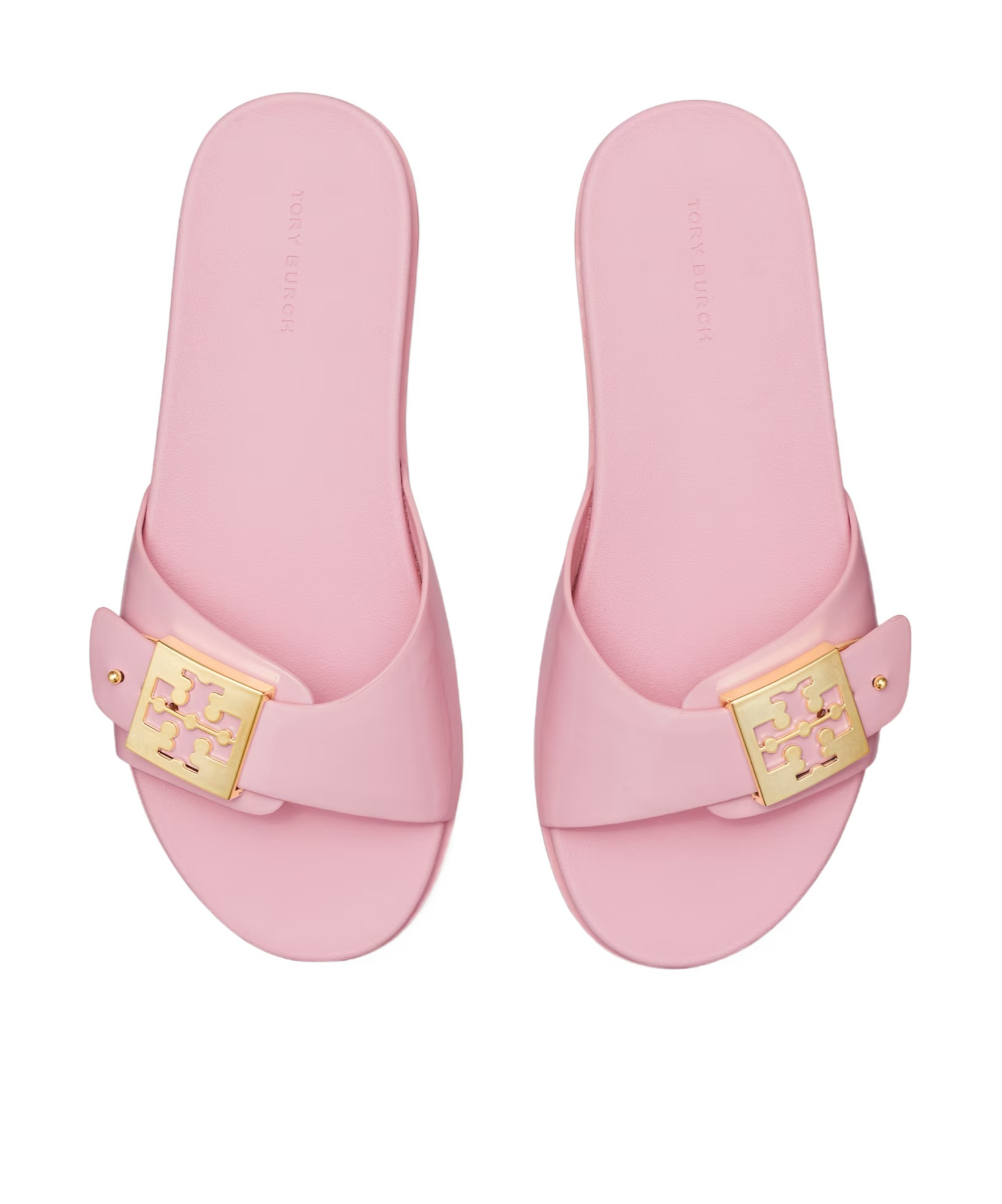 Tory Burch Buckle Slide In Pink