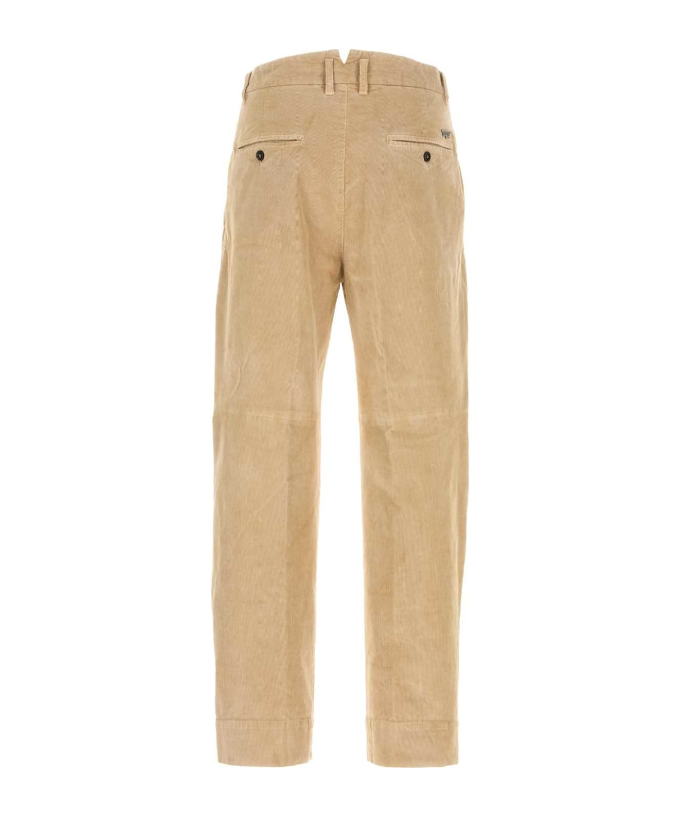 Dsquared2 Dsquared Beige Stretch Corduroy Pant In Brown