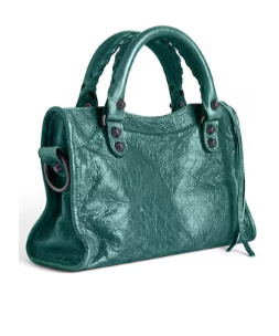 Balenciaga Women's Le City Bag Mini In Dark Emerald In Green