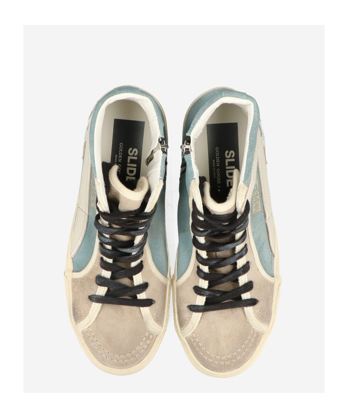 Golden Goose Slide Suede Sneakers In Nude