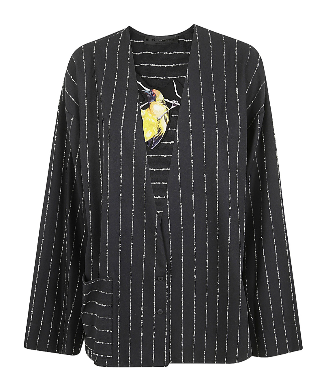 Maria Calderara Over Jacket In Black