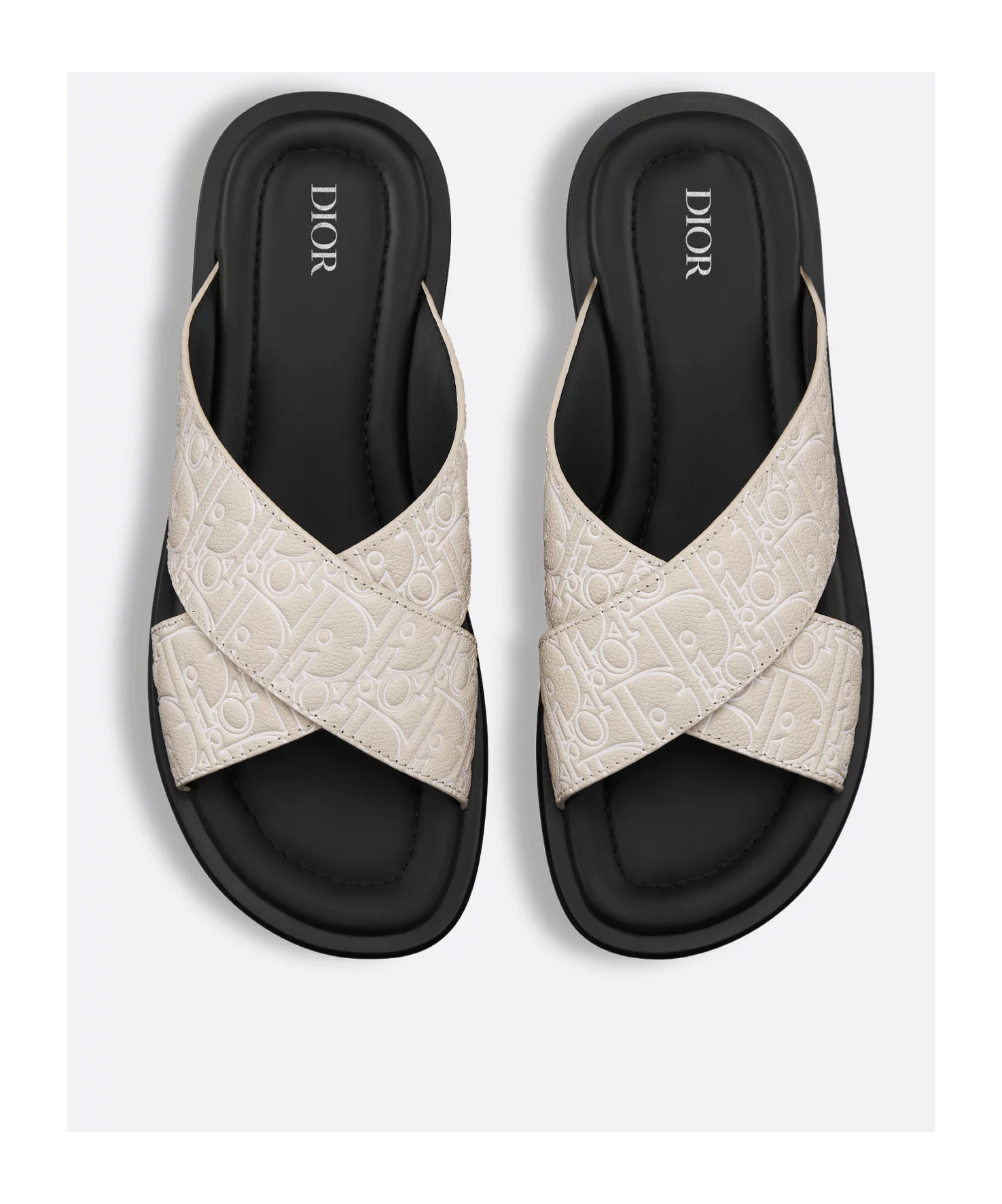 Dior Alias Sandals In Gray