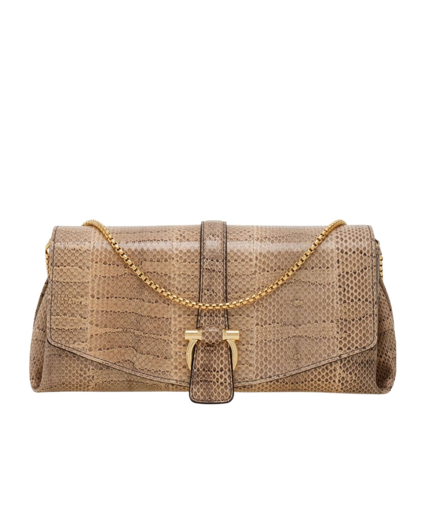 Ferragamo Front Flap Crossbody Bag (s) In Gray