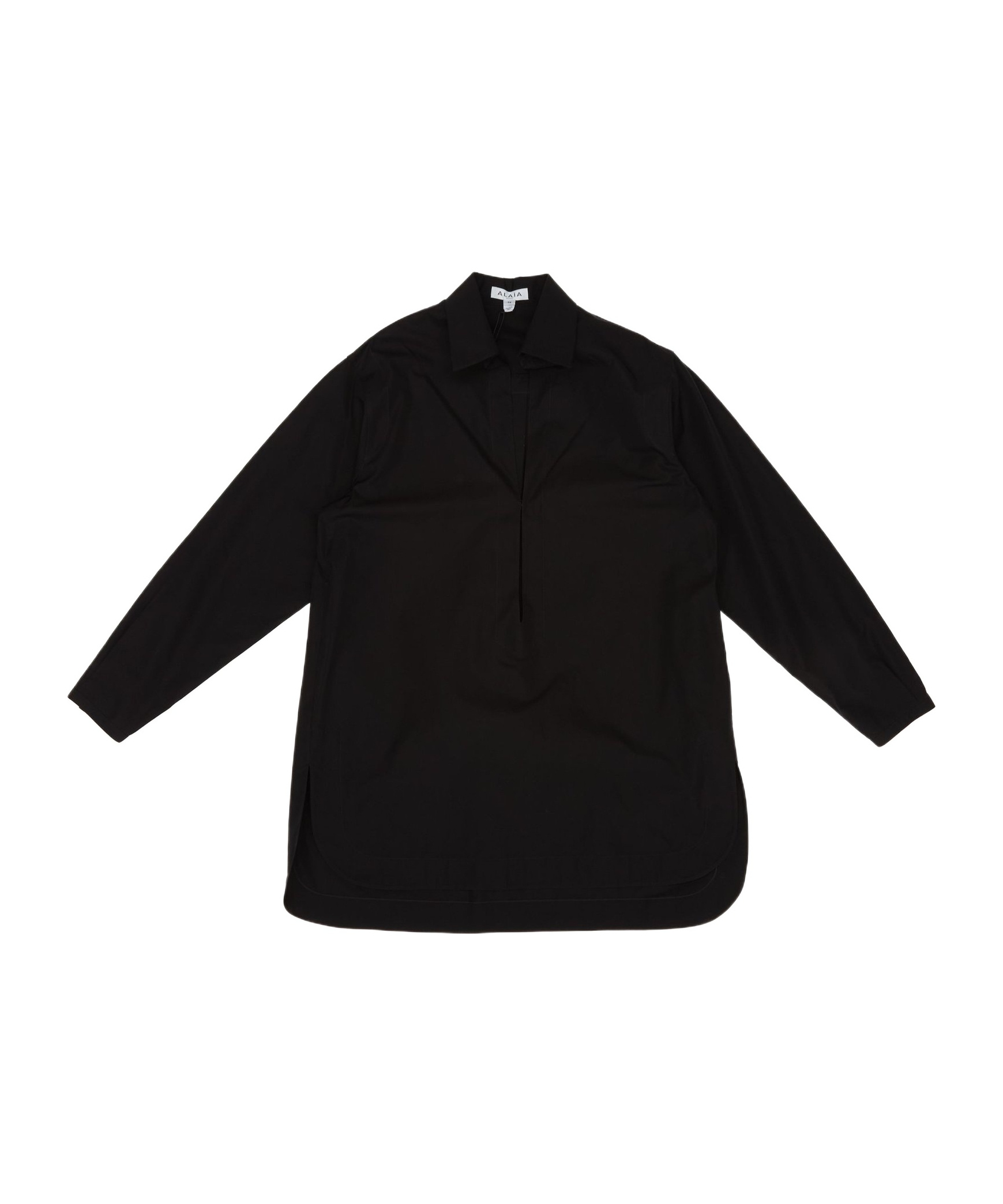 Alaïa Long-sleeved Shirt In Black