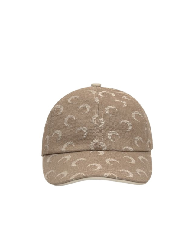 MARINE SERRE MOON JACQUARD TWILL BASEBALL CAP 