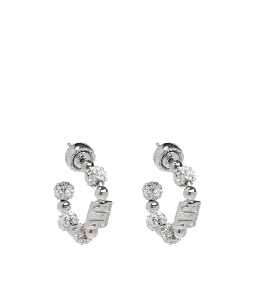Givenchy Ring Earrings In Gray