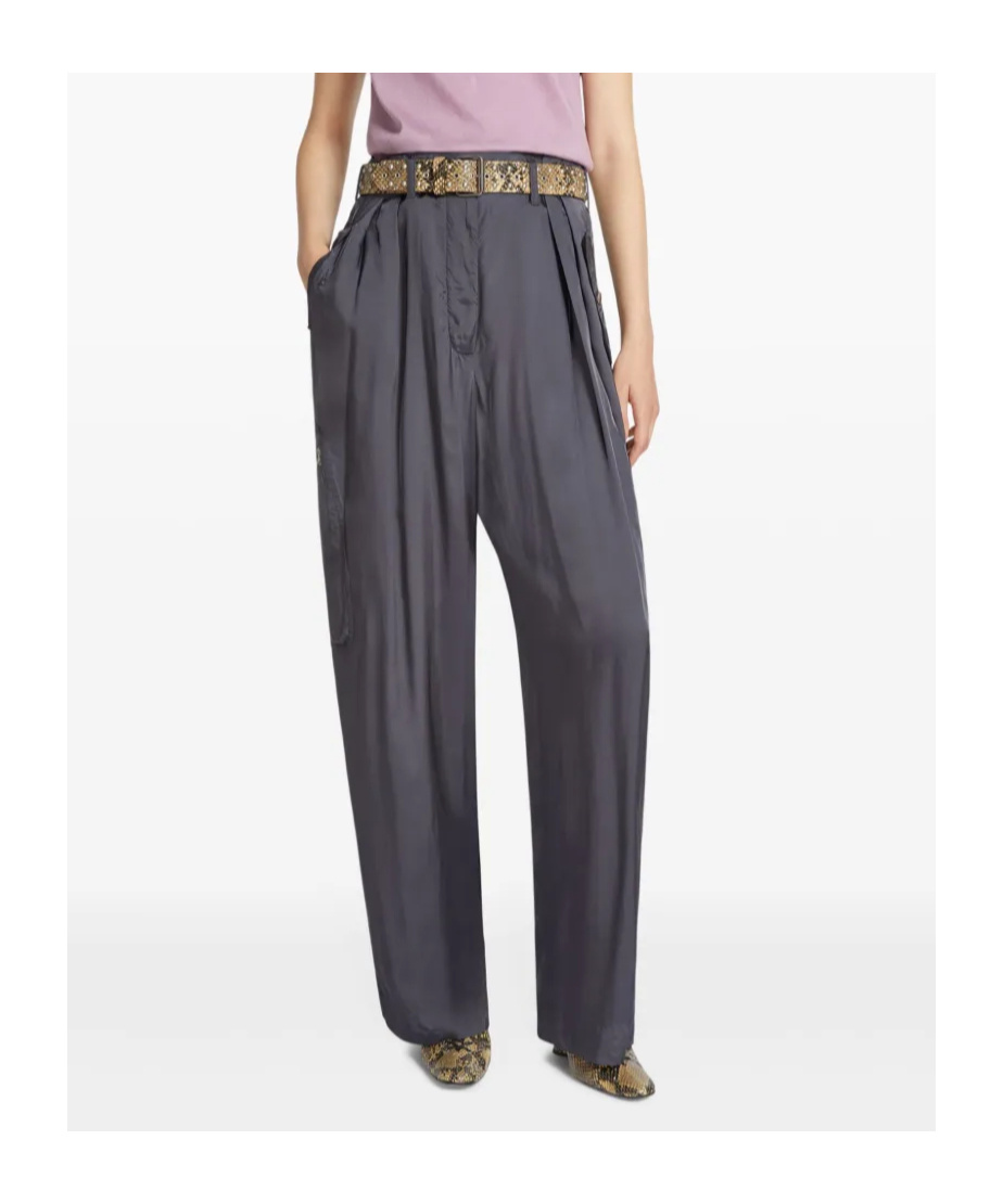 Dries Van Noten Belt-loop Casual Pants In Black