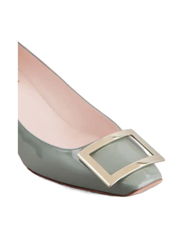 ROGER VIVIER TROMPETTE SQUARE-TOED HEELS