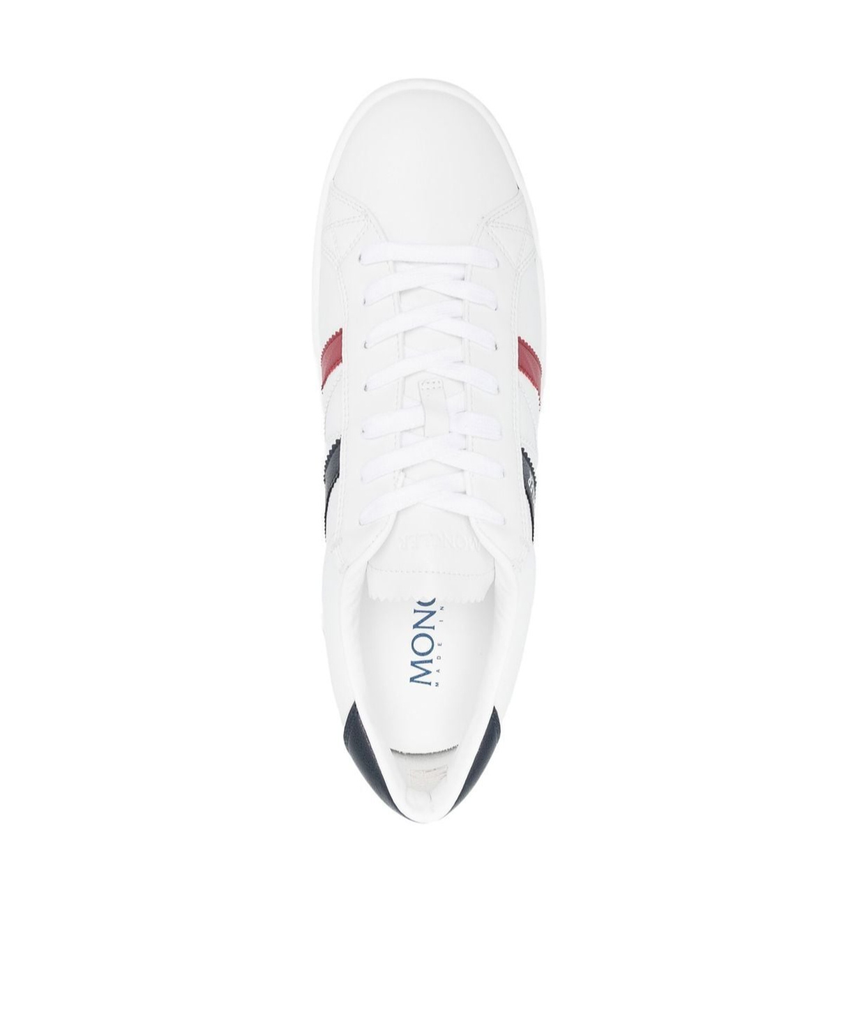 Shop Moncler Lace-up Low-cut Skate Shoes In White