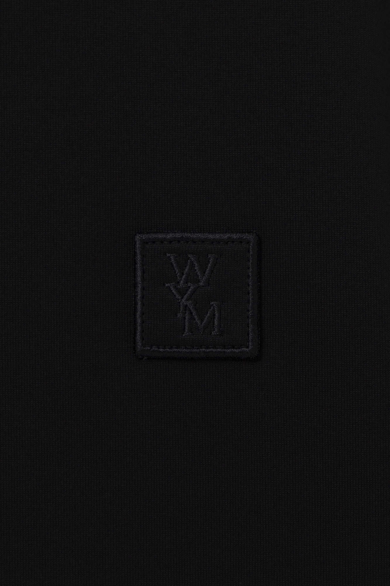Wooyoungmi T-shirt With Floral Pattern On The Back In Black