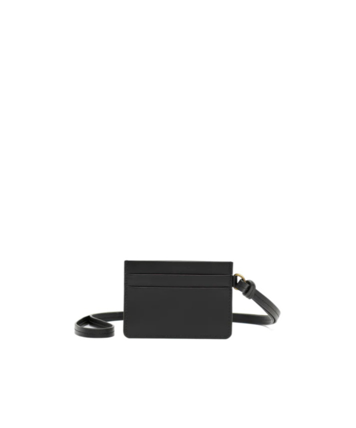 Isabel Marant Stud-embellished Cardholder In Black