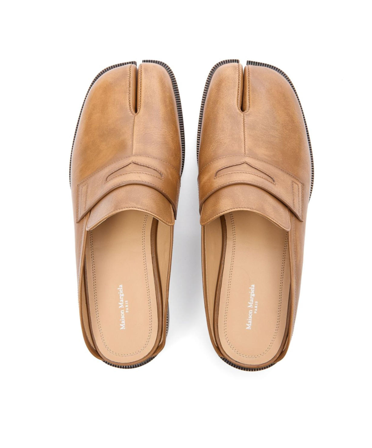 Maison Margiela Brown Mule Loafer In Brown