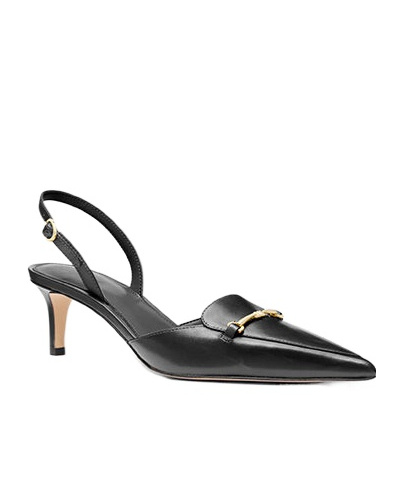 Michael Kors Open-heeled Sandals In Black