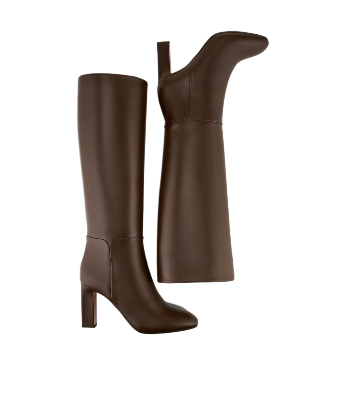Aquazzura Mid-heeled Boots In Brown