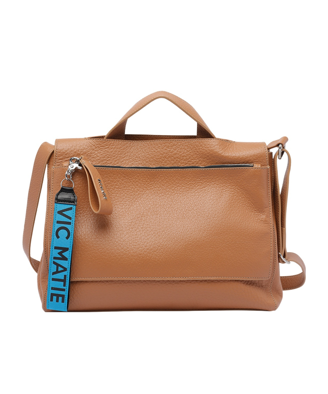 Shop Vic Matie Top Handle Shoulder Bag In Brown