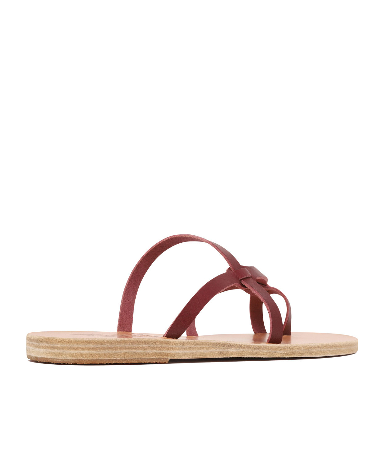 Shop Ancient Greek Sandals Leather Sandals In Nude
