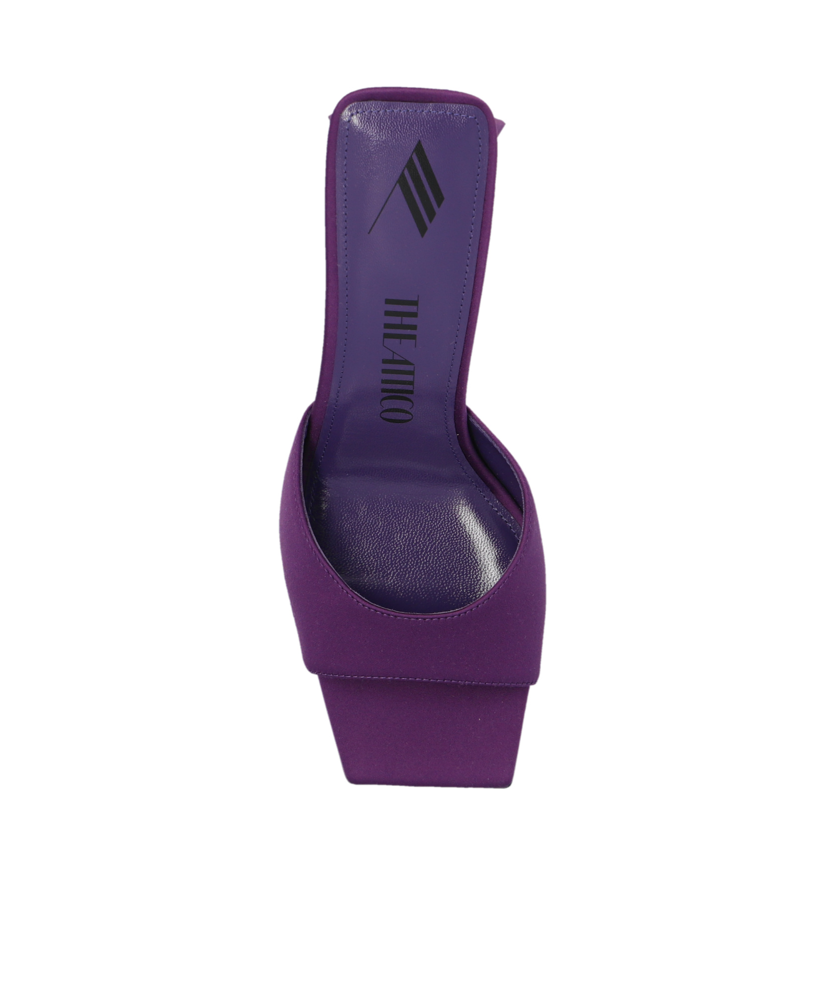 Attico 85mm Devon Mules In Purple