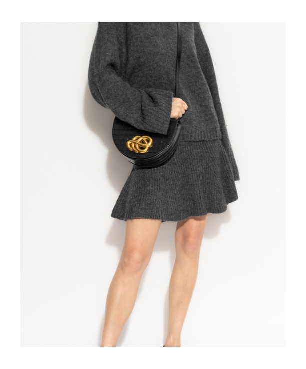 Shop By Malene Birger Dox Mini Skirt In Black