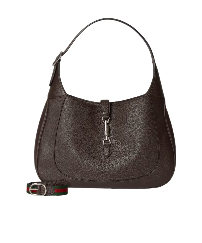 Gucci Jackie Large Shoulder Bag In Brown