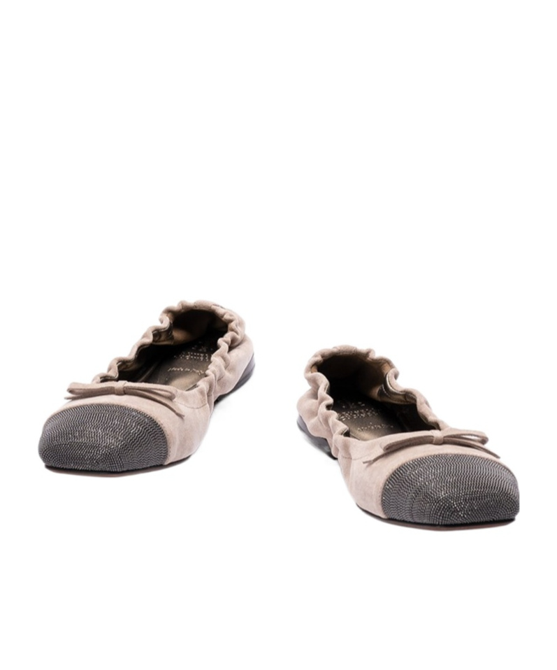 Brunello Cucinelli Ballerinas In Nude