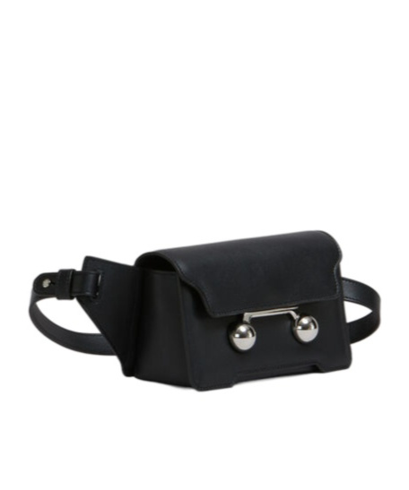 Marni Trunkaroo Crossbody Bag In Black