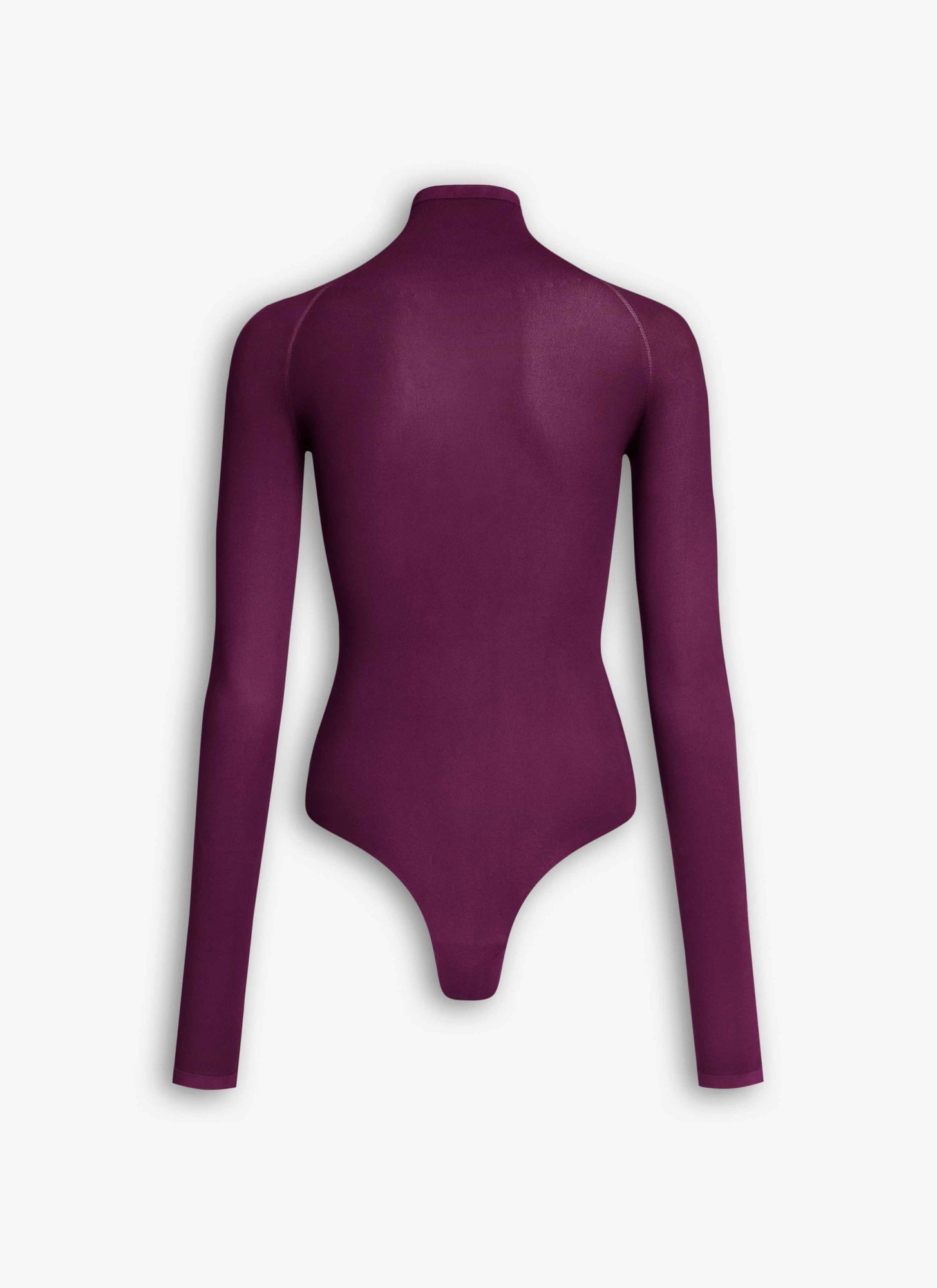 Alaïa Long-sleeved Jumpsuit In Purple