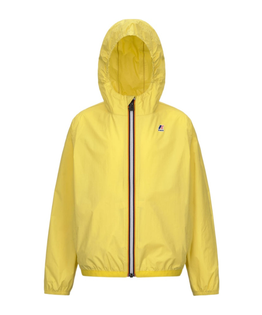 K-way Long Sleeve Hooded Jacket In Yellow