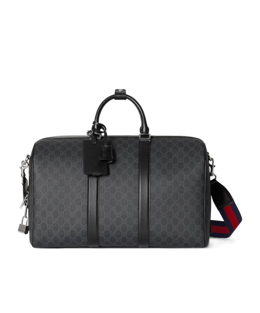 Gucci Soft Gg Supreme Carry-on Duffel Bag In Black