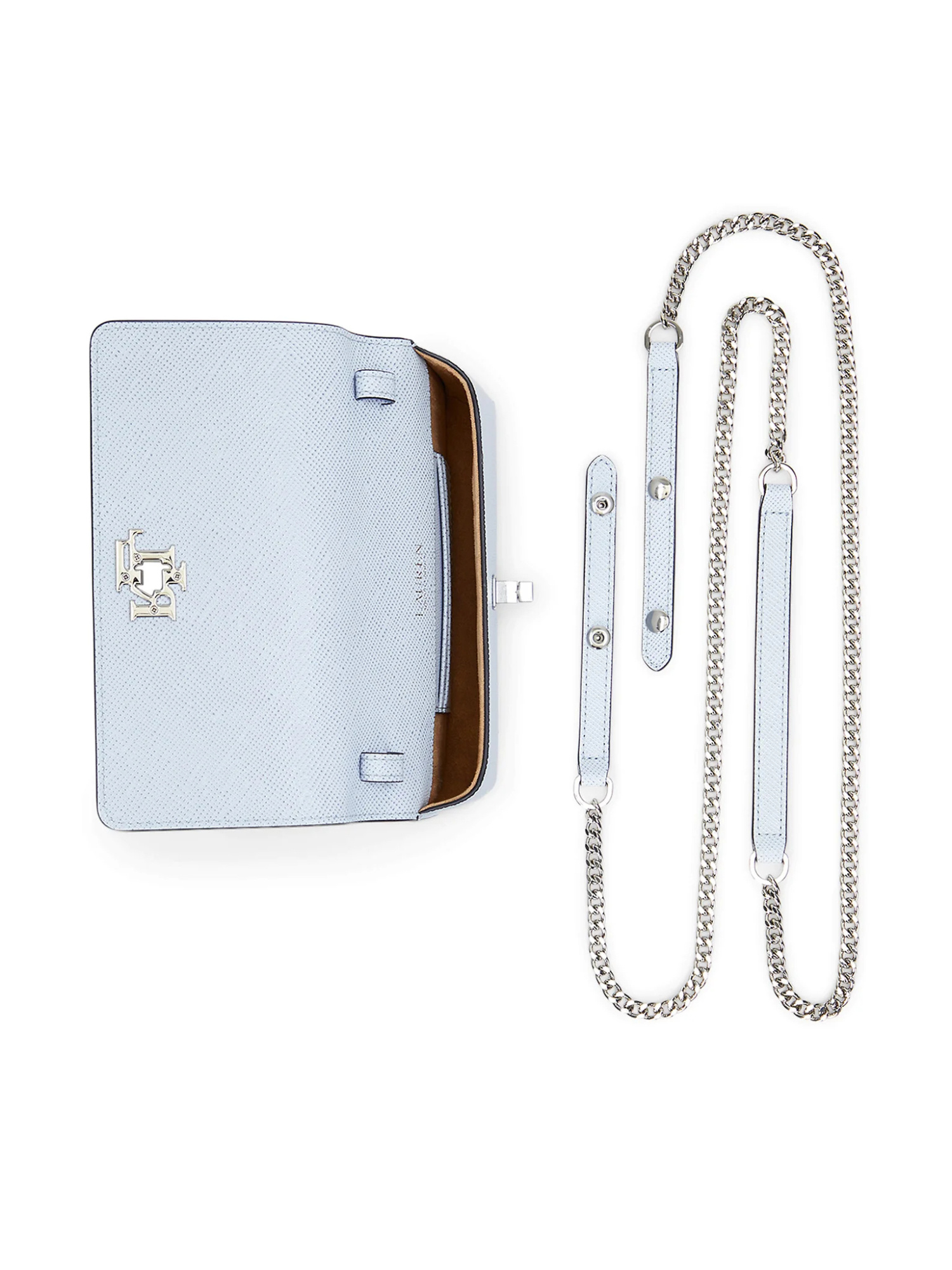 Ralph Lauren Flap Shoulder Bag In Blue