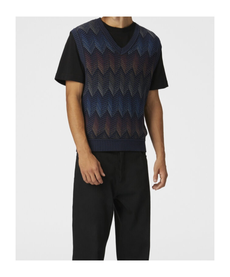 MISSONI GRADIENT CHEVRON VEST