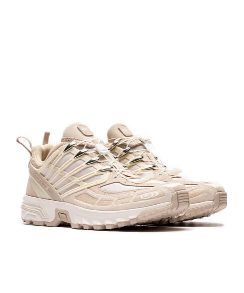 Salomon Laced Sneakers In Nude