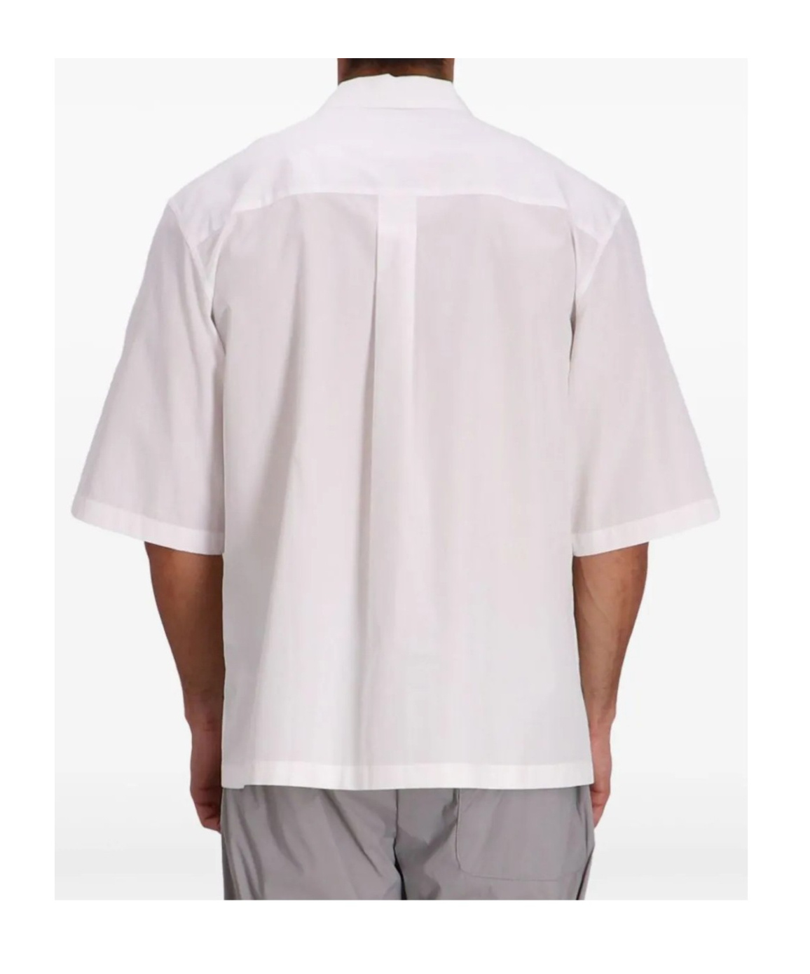 Moschino Barcode Poplin Shirt In White