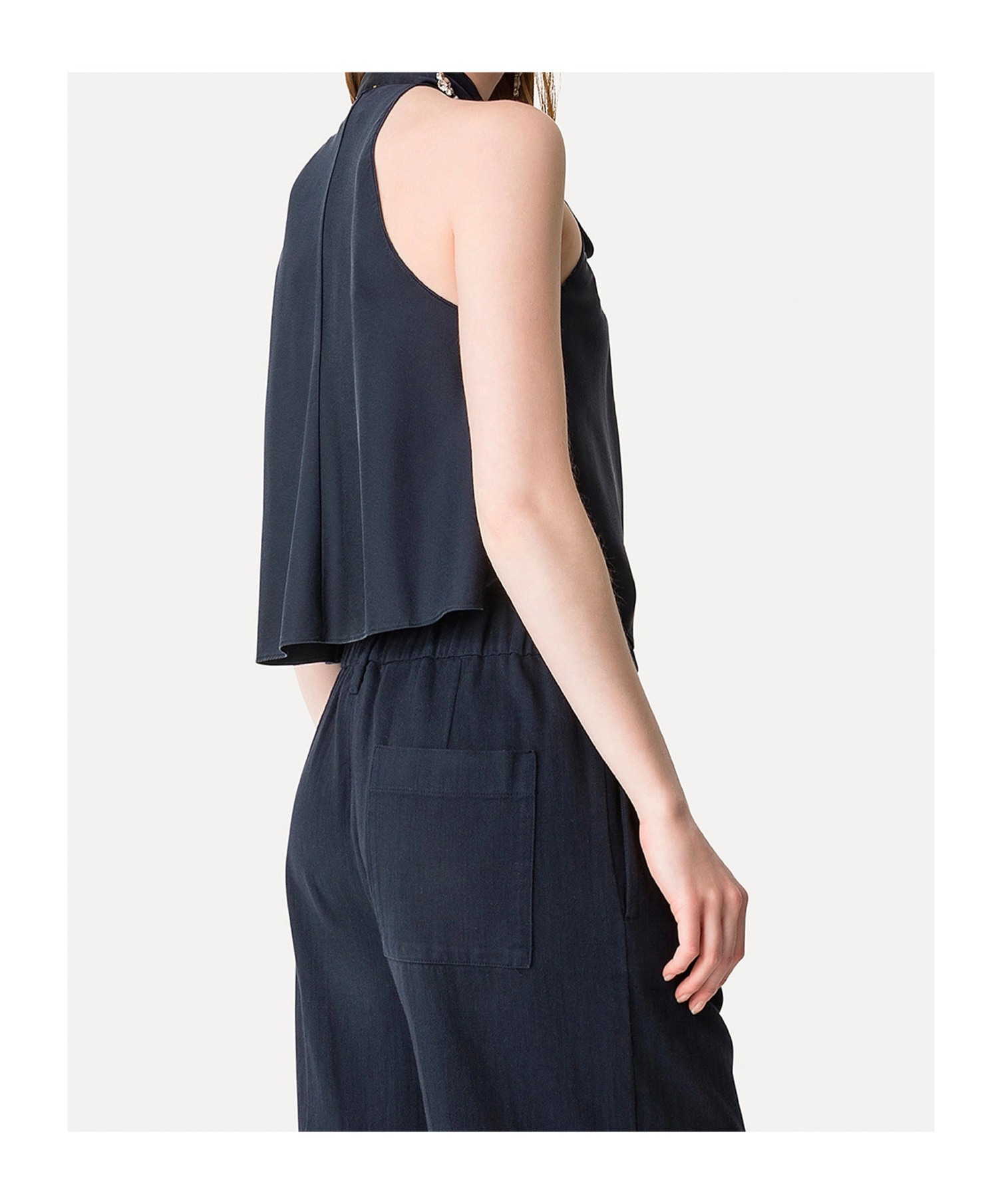 Forte Forte Silk Top With Bow Embellishment In Blue