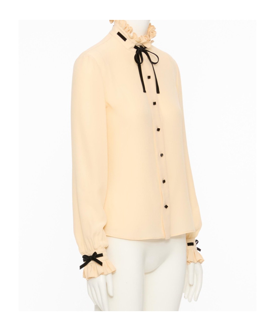 Valentino Ruffled Button-up Shirt In Pink