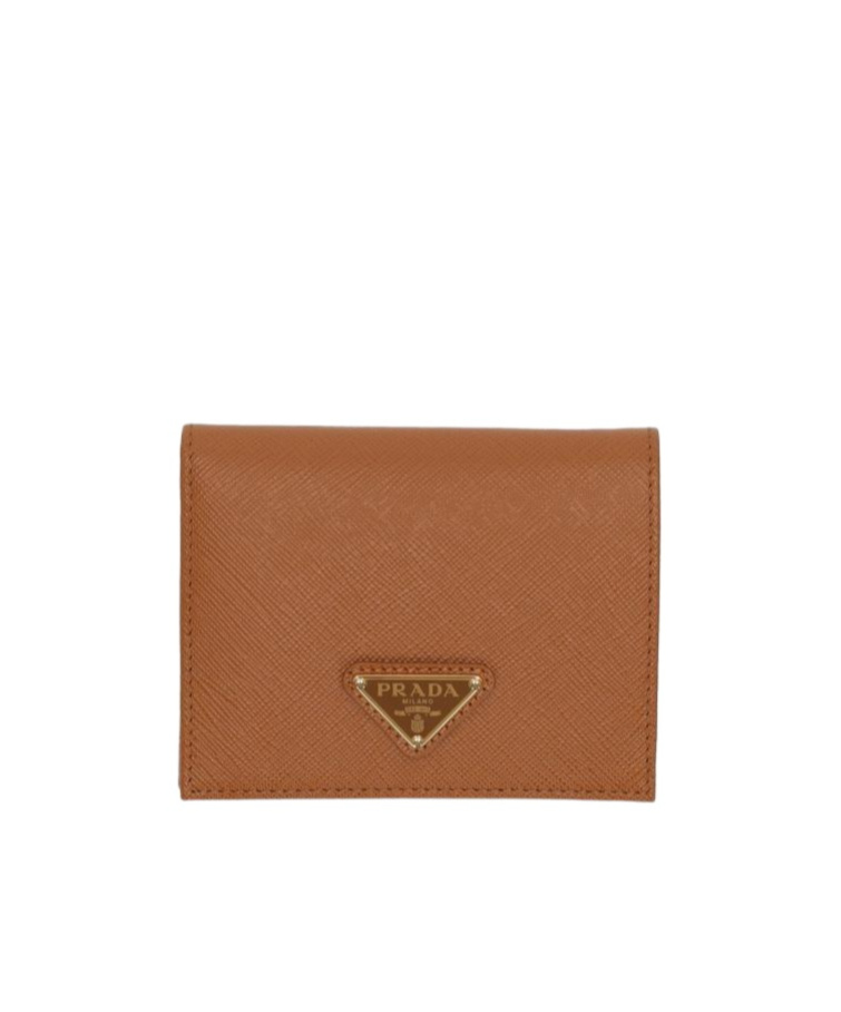 Prada Rectangular Wallet In Brown